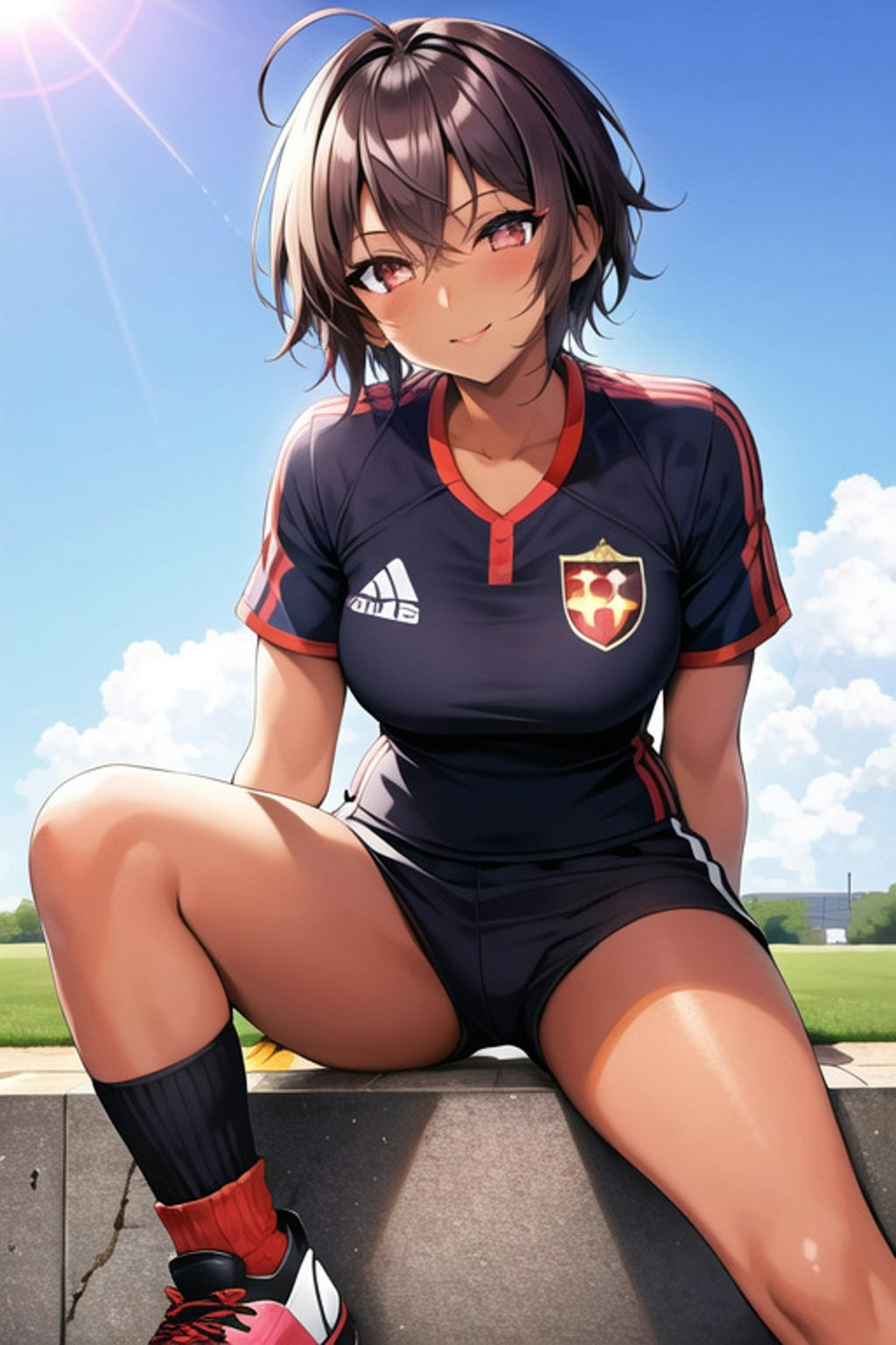 サッカー女子イラスト集その4