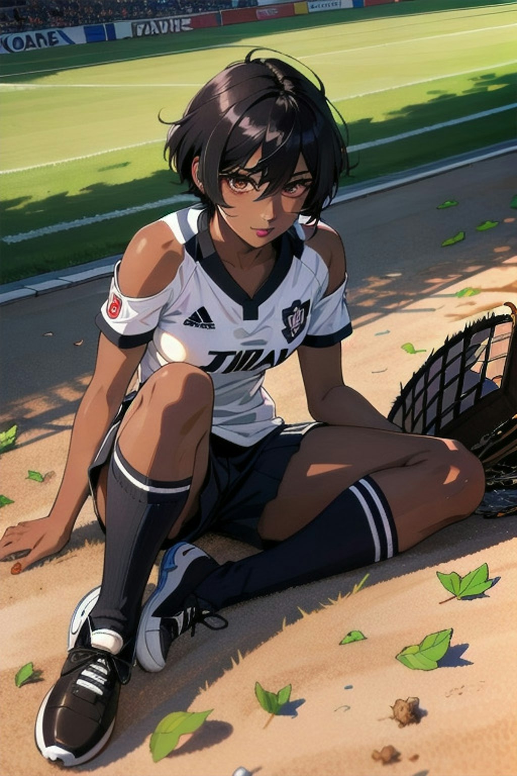 サッカー女子イラスト集その4