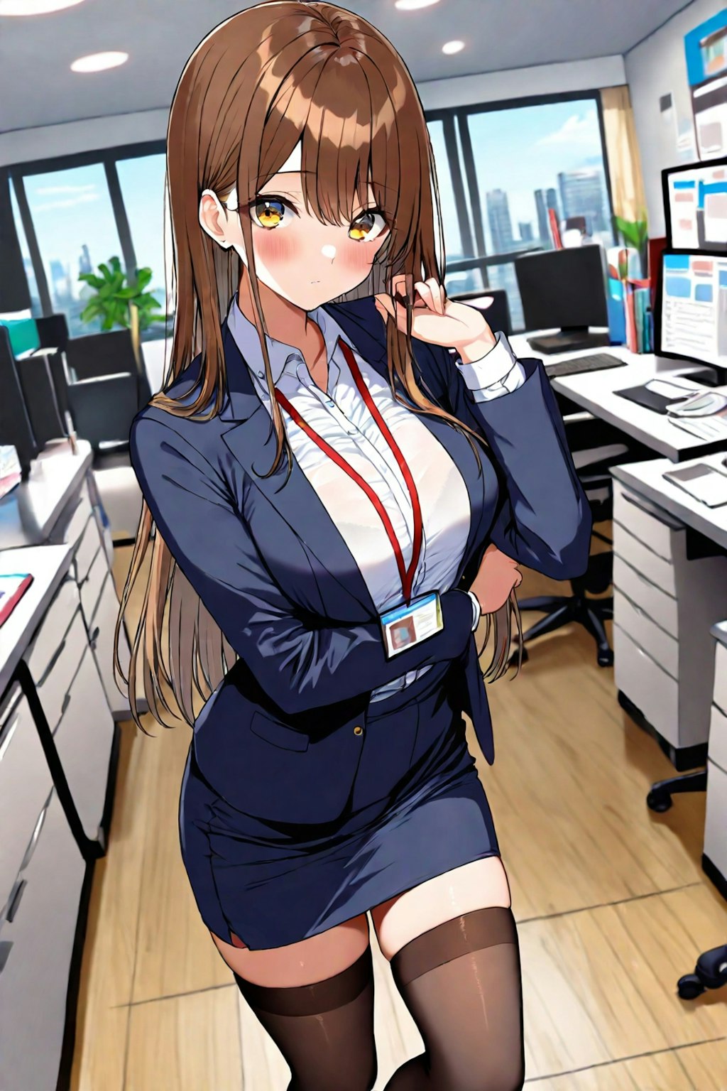 office girl