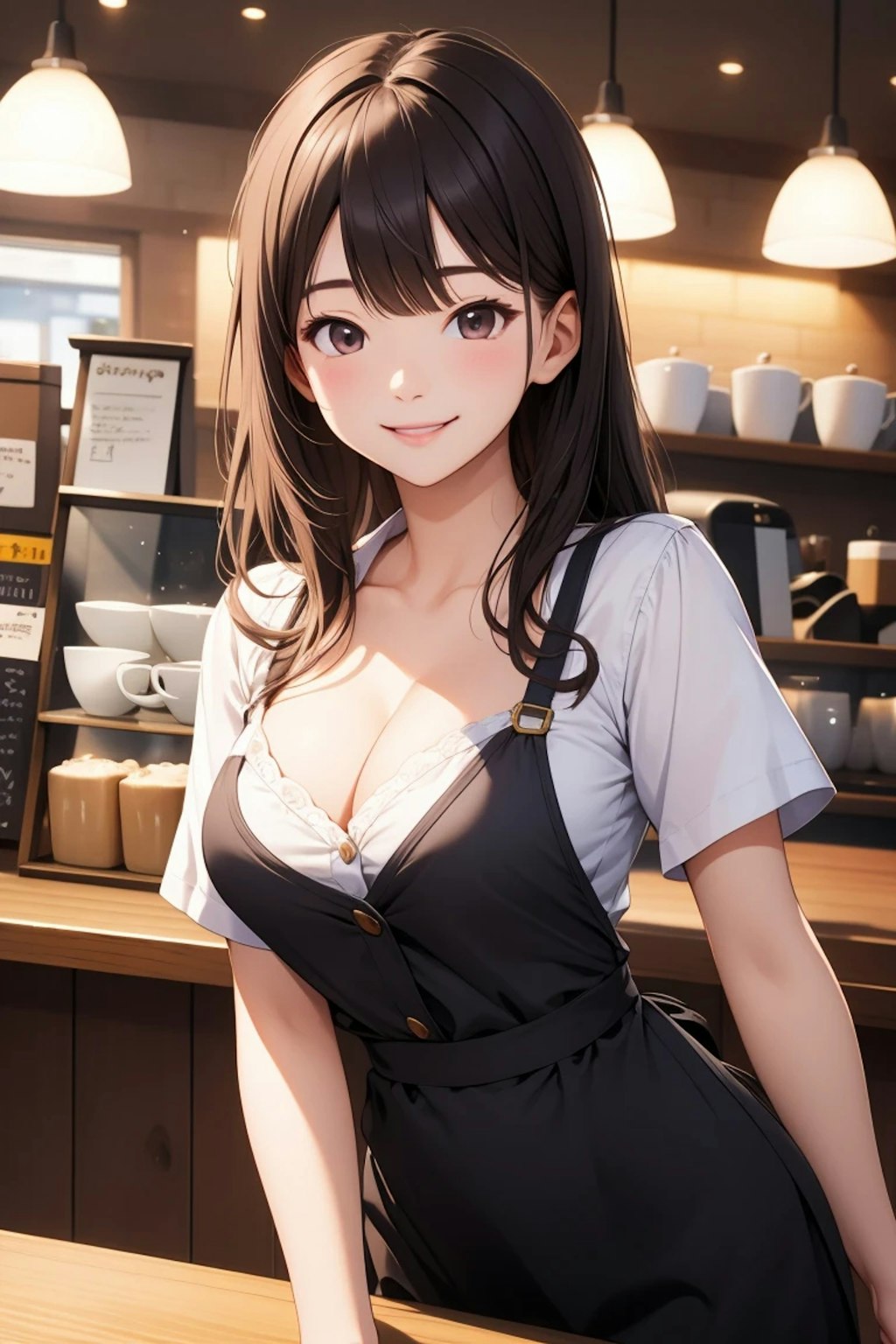 喫茶店のウエイトレス💕