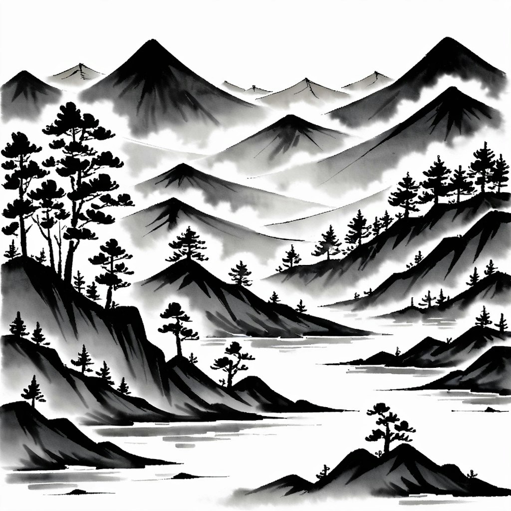 水墨画