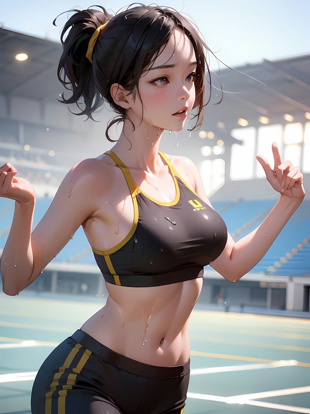 女子陸上選手