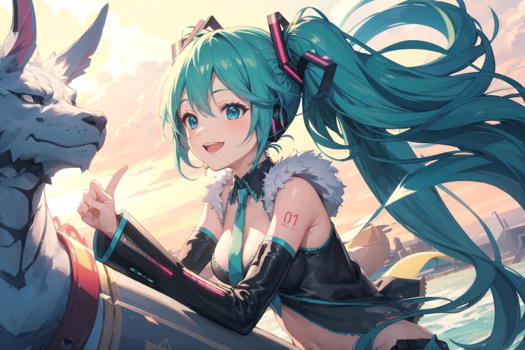 ハク、私の名前初音ミク…かな？