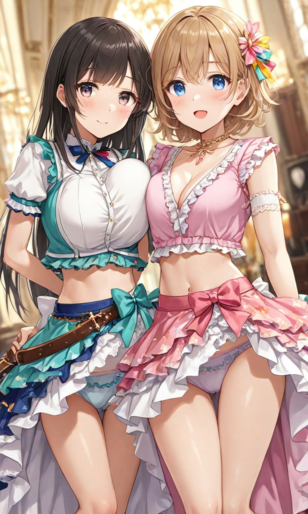 パンチラとセーラー服と女子高校生と