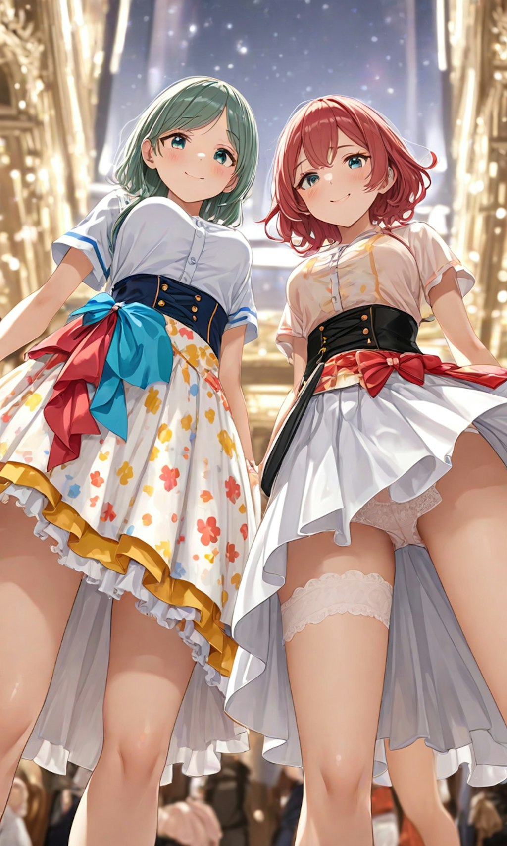 パンチラとセーラー服と女子高校生と