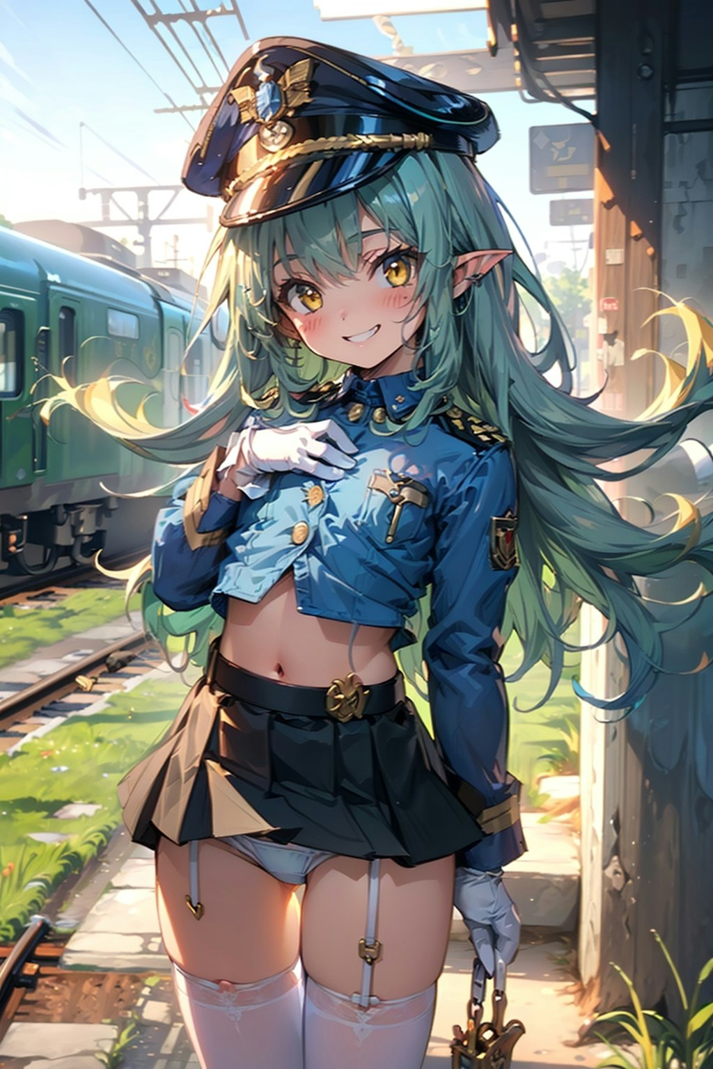 小悪魔な鉄道員の少女