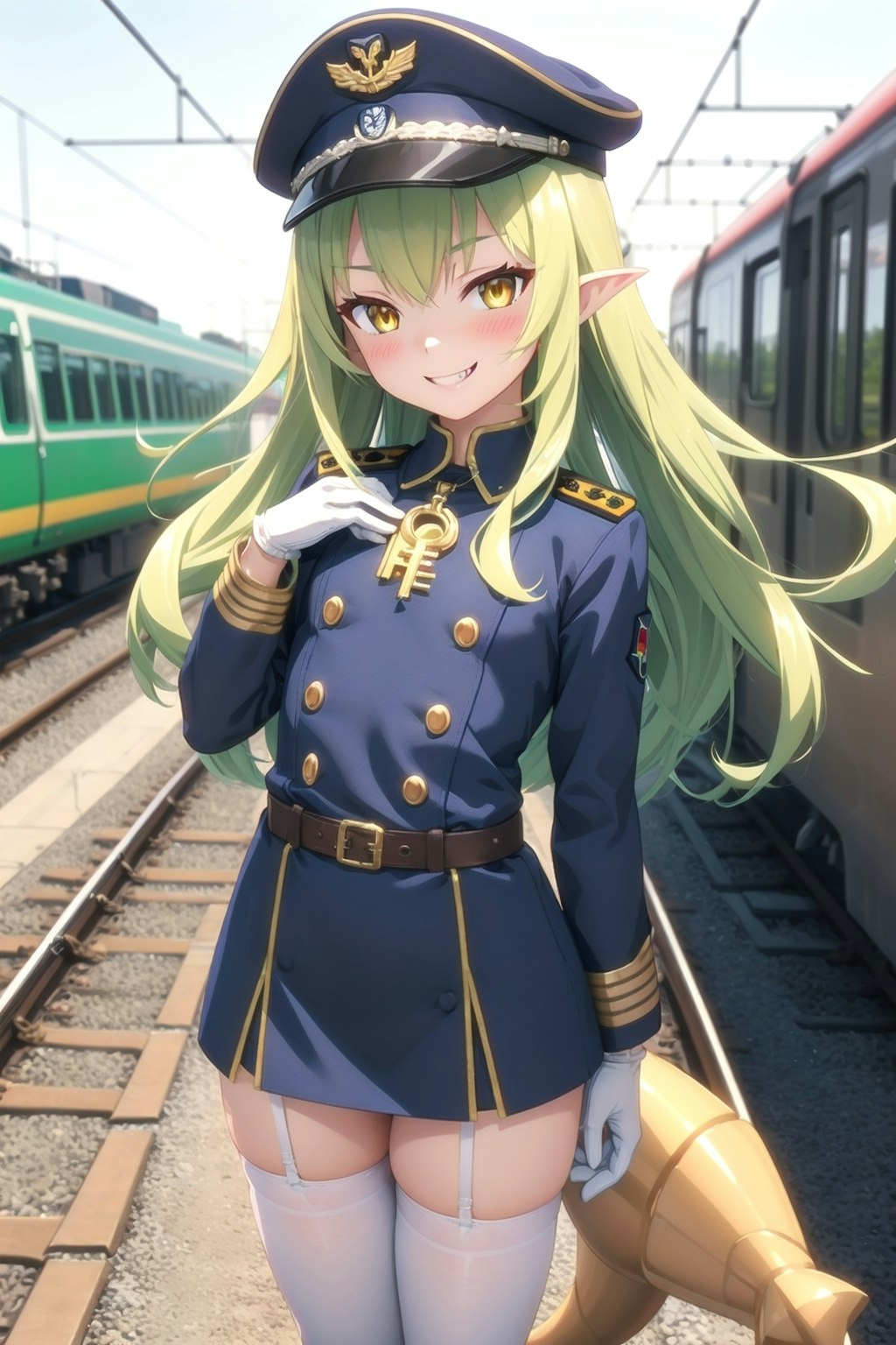 小悪魔な鉄道員の少女