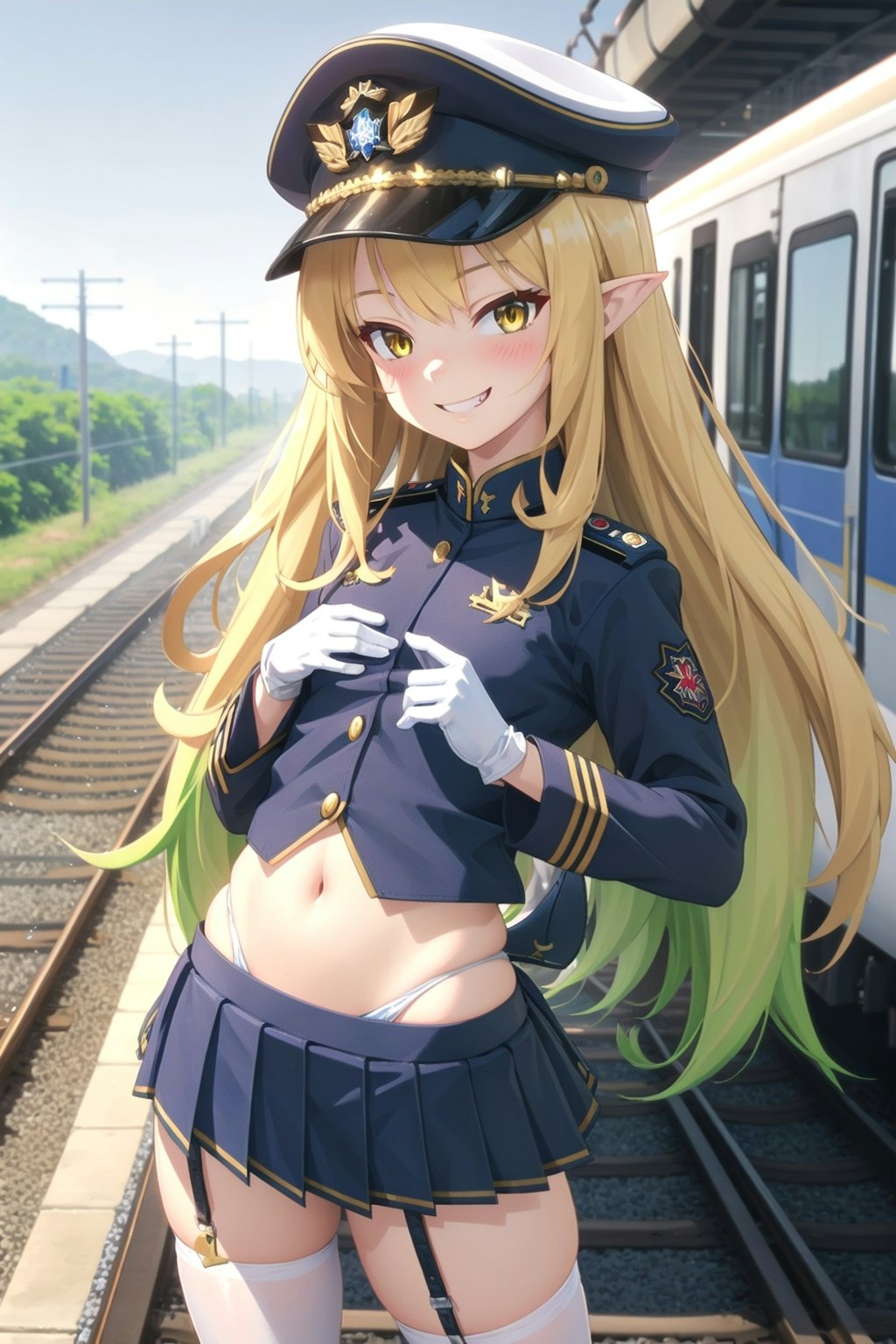 小悪魔な鉄道員の少女