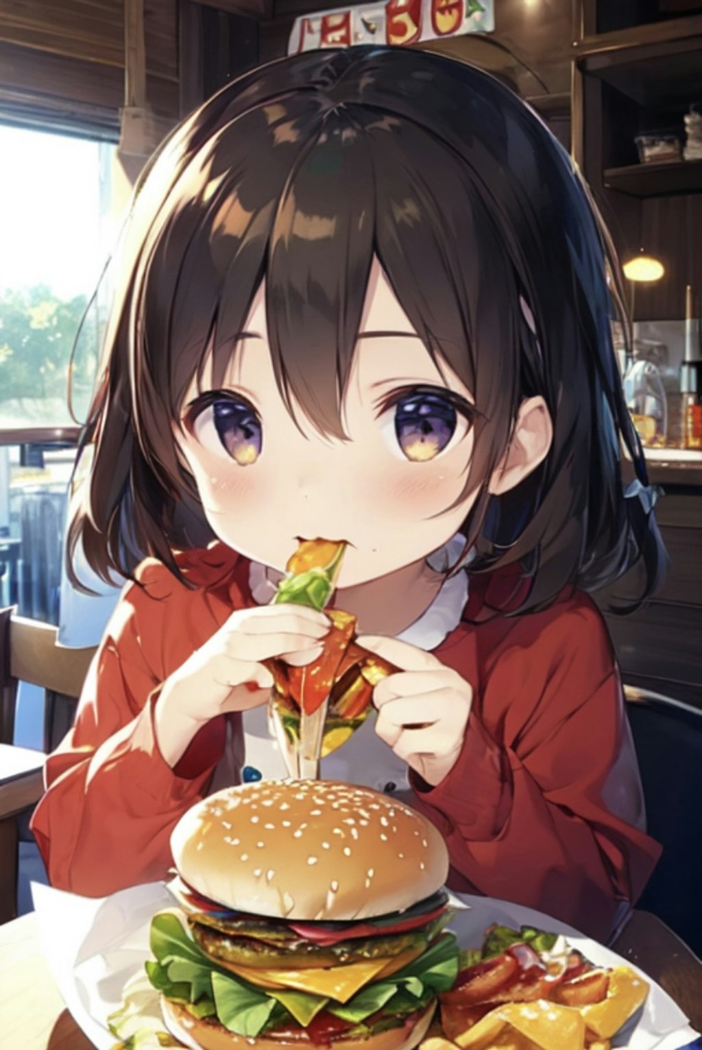 ハンバーガー6☆