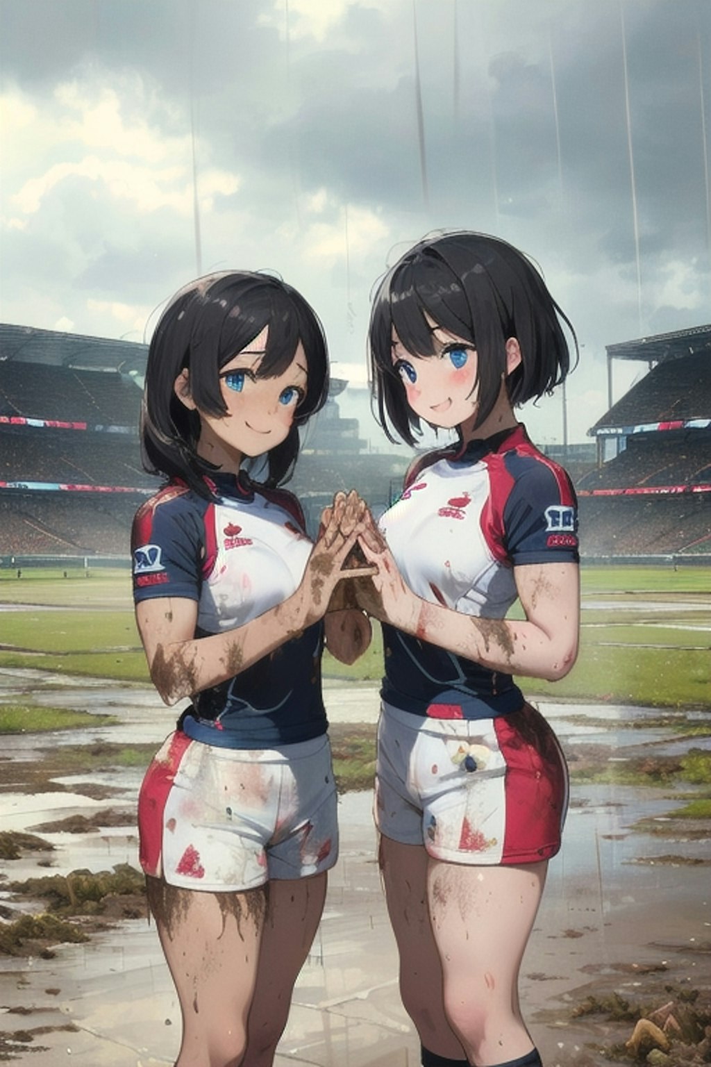 🏉泥まみれの女子ラグビー 68