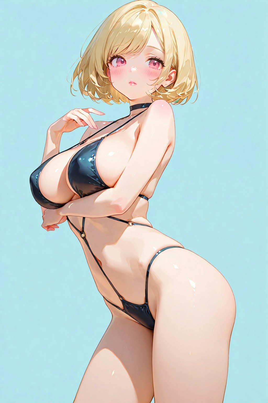 水着モデル　リーシャちゃん