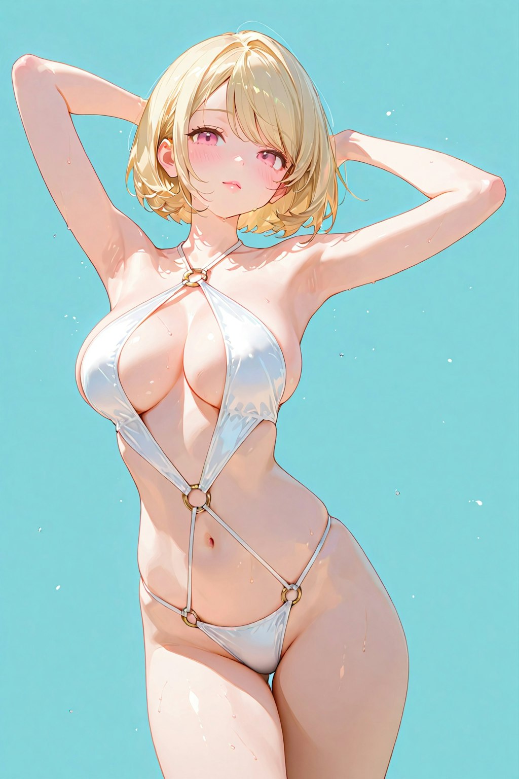 水着モデル　リーシャちゃん
