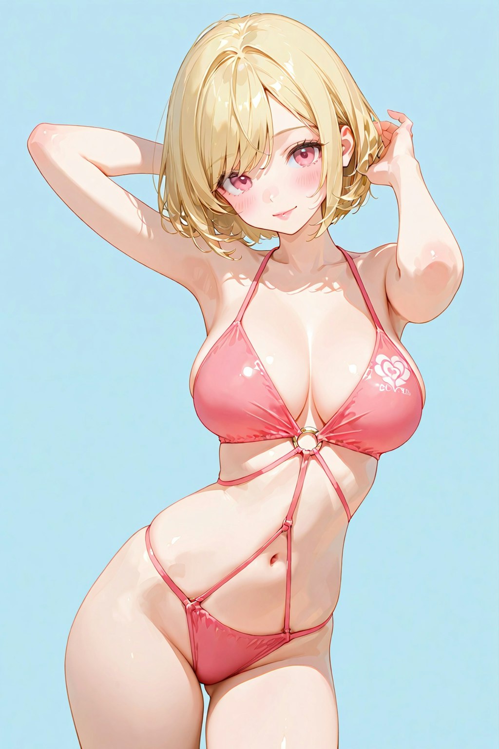 水着モデル　リーシャちゃん