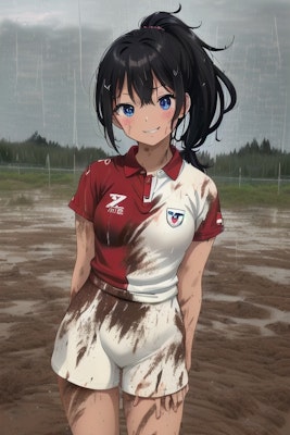 泥まみれの女子ラグビー 47