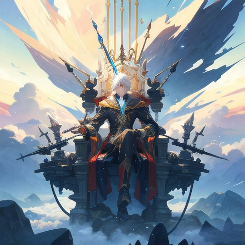 throne above the clouds