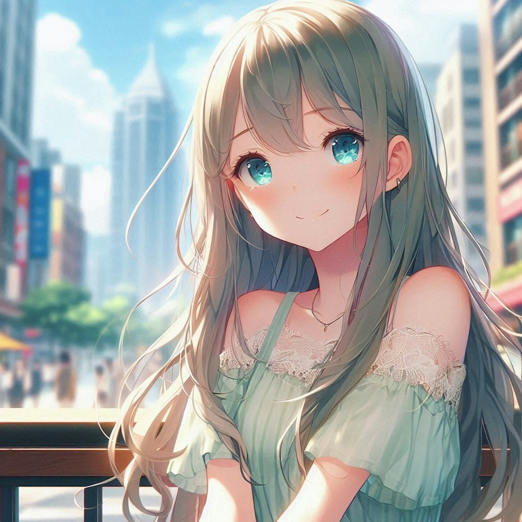 都会の女の子 city girl