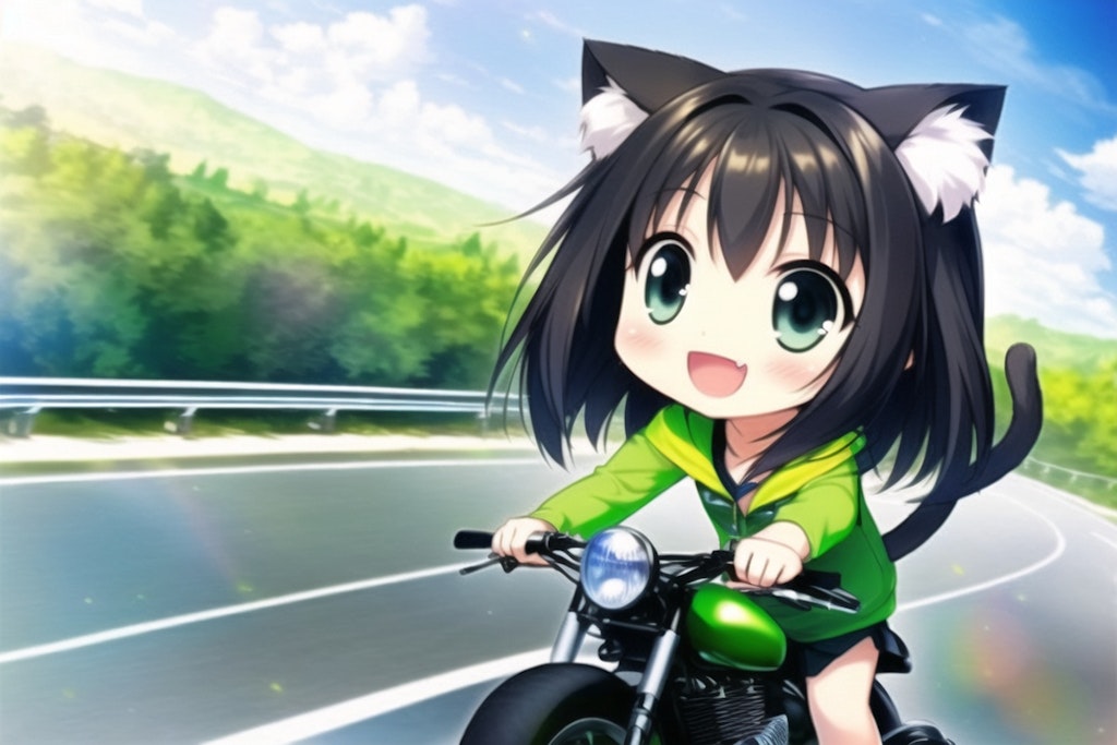 GREEN KITTEN TRIBE 40 (riding vehicle)