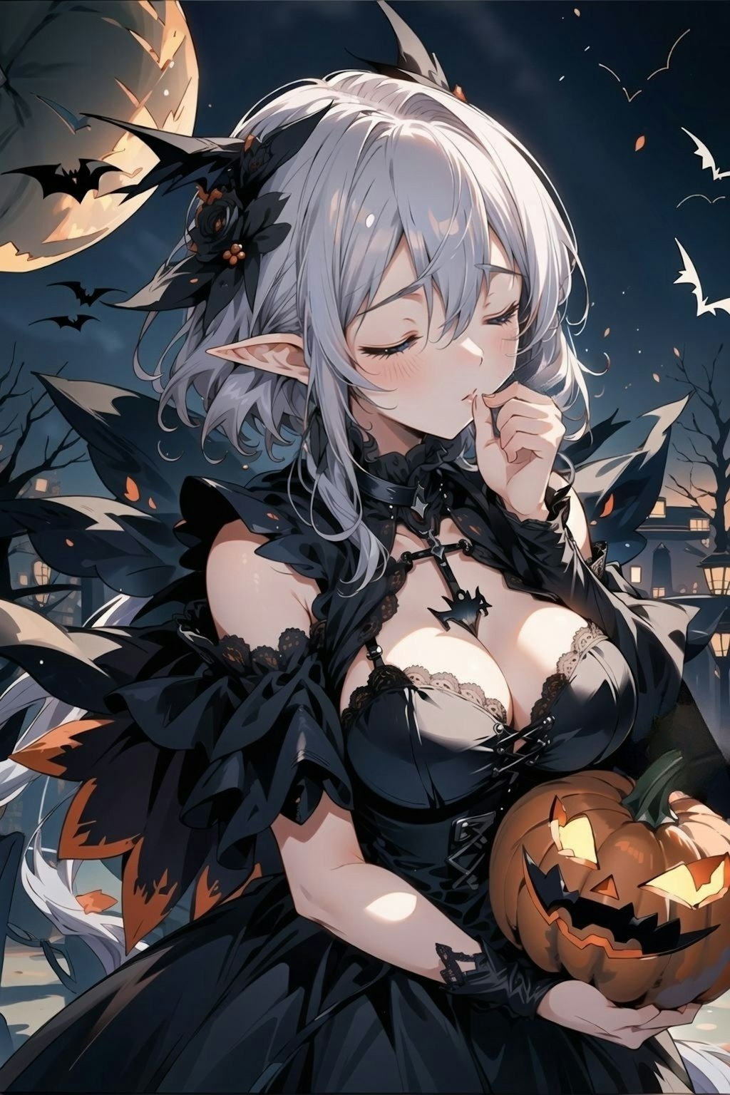 ハロウィンキス顔選手権🎃💋（ヴァンパイアさん）