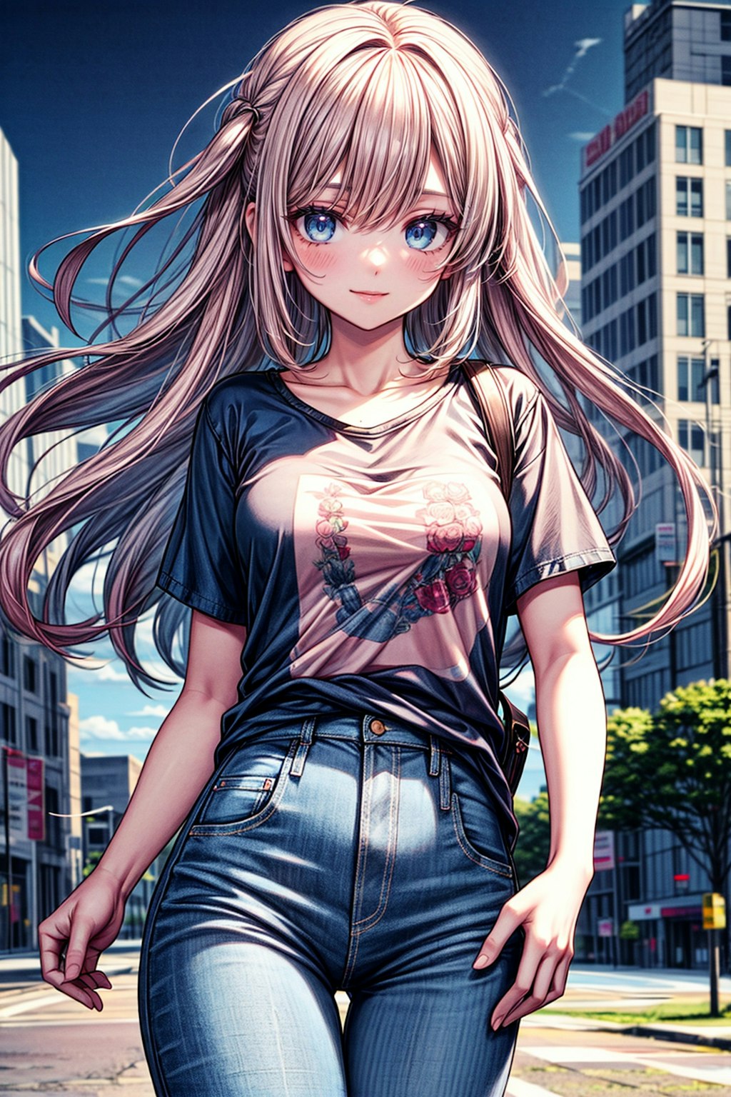 デニムの女の子 Denim Girl