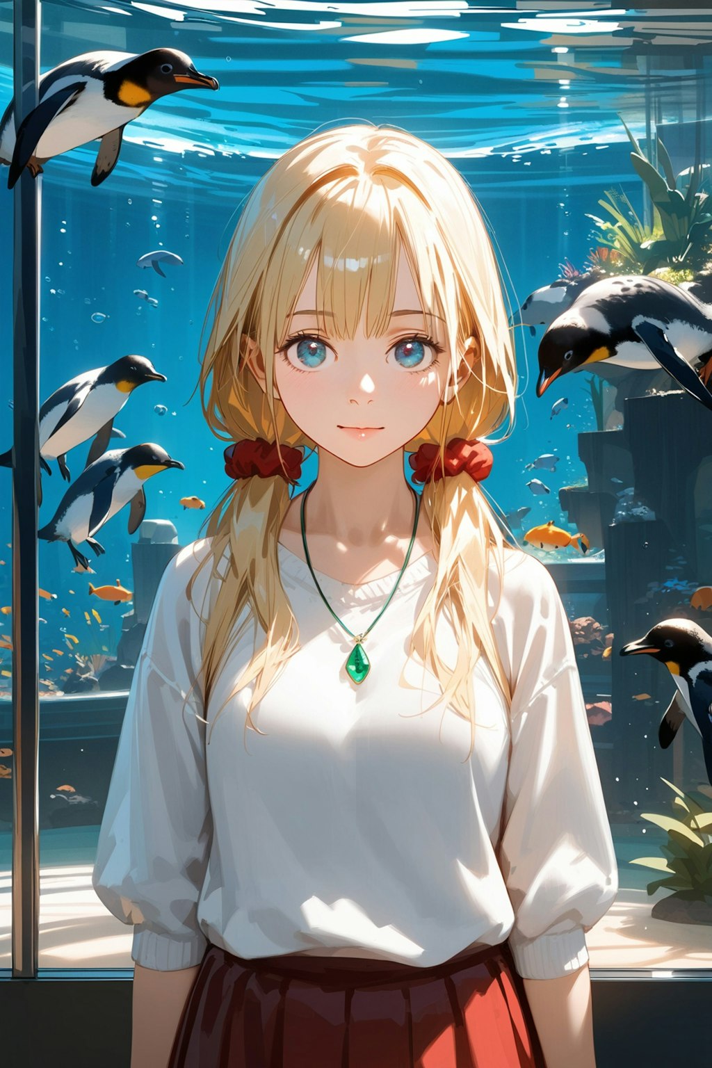 水族館とペンギンと茉莉花ちゃん