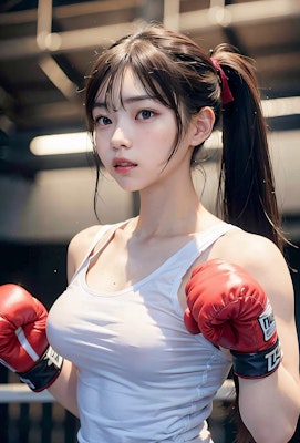 若き女子ボクサー