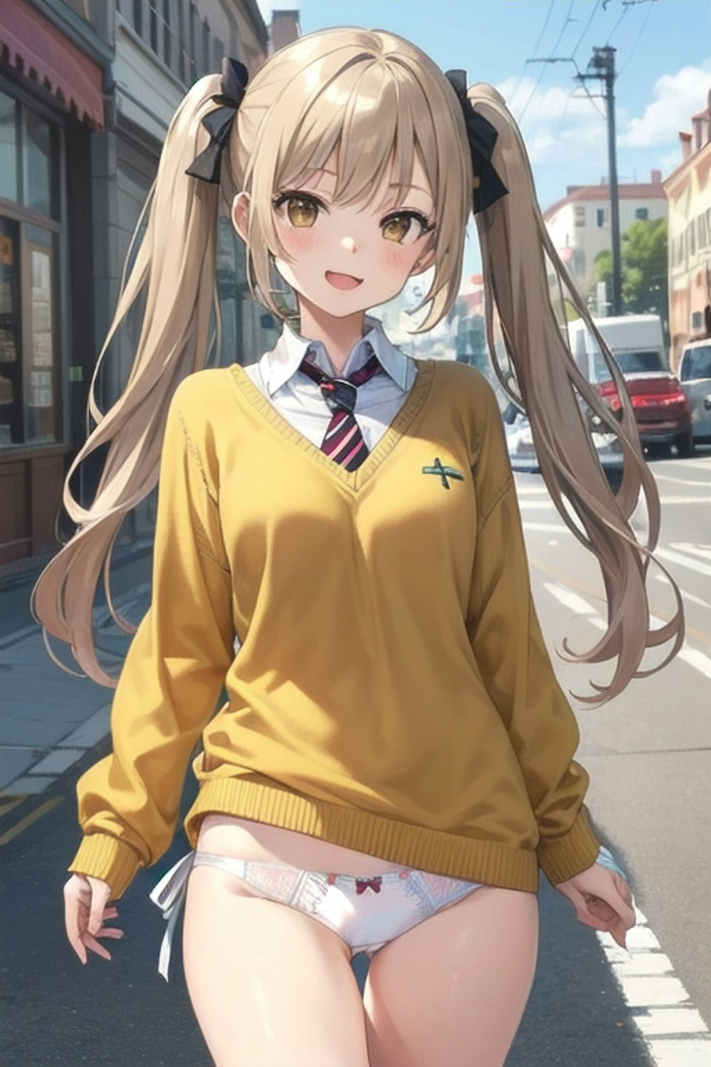 School twintails girl