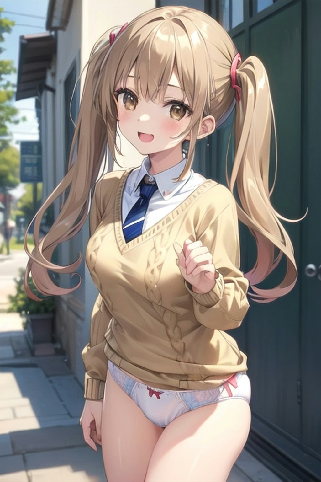 School twintails girl