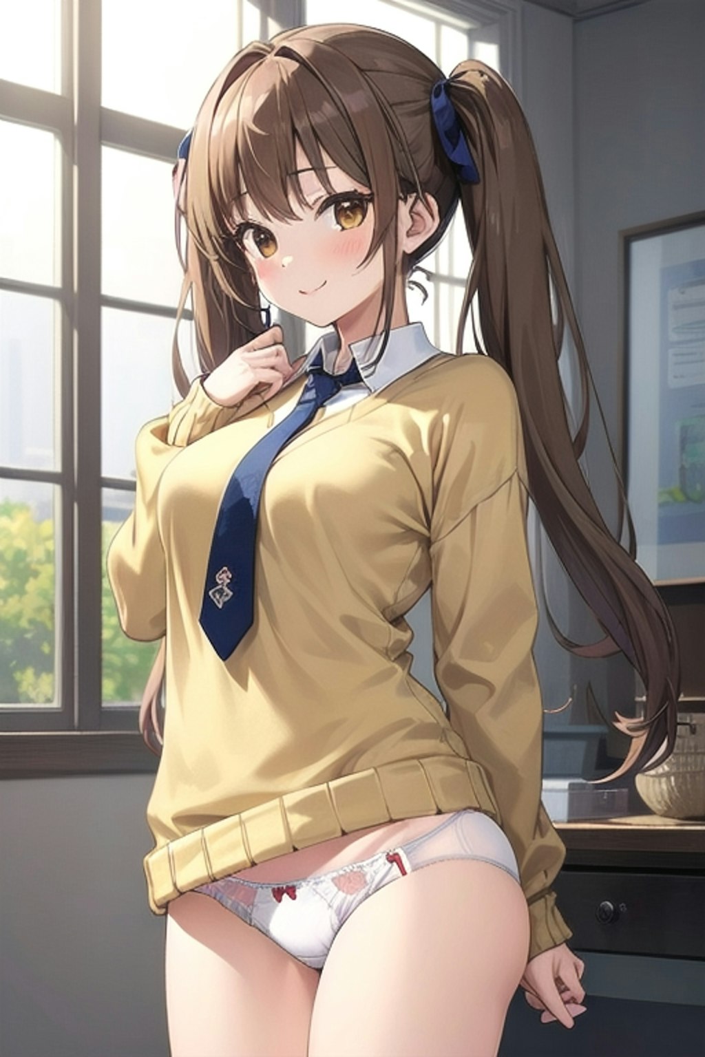 School twintails girl