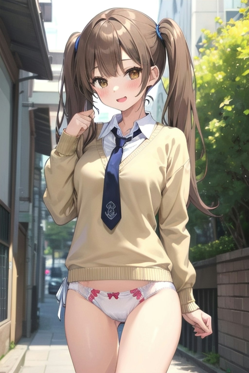 School twintails girl