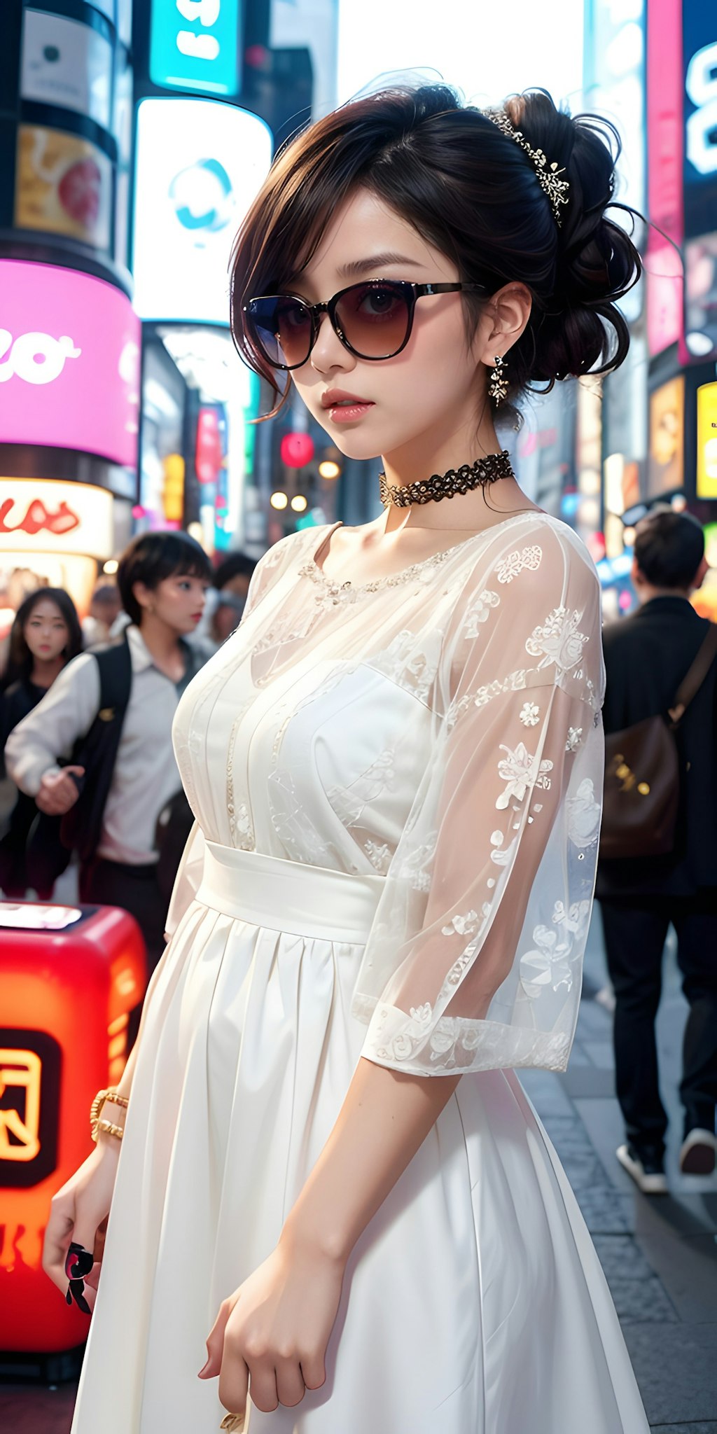 渋谷に降臨したファッショナブルな花嫁さん