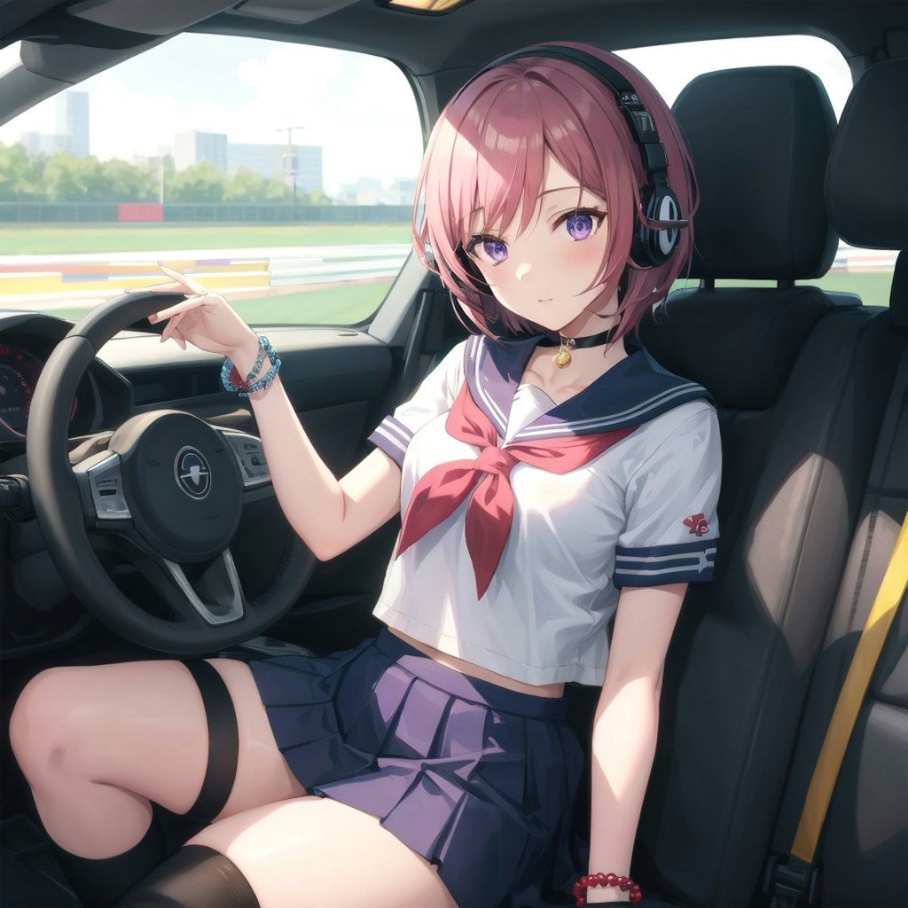 MEIKOに車を運転させてみた