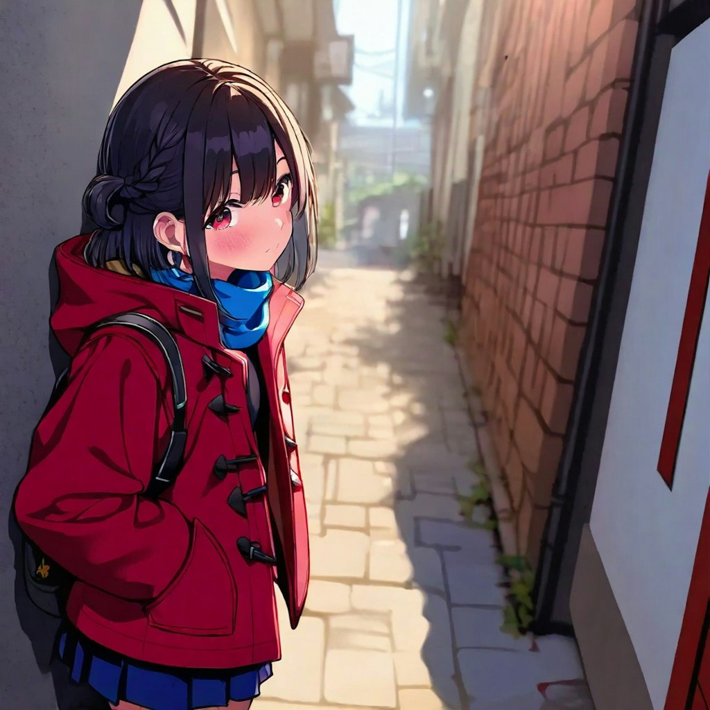 路地裏の女の子1