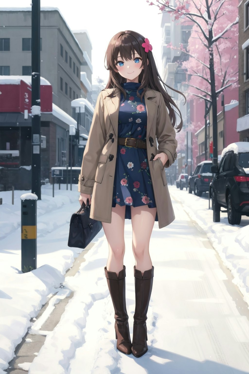 Trench coat girl