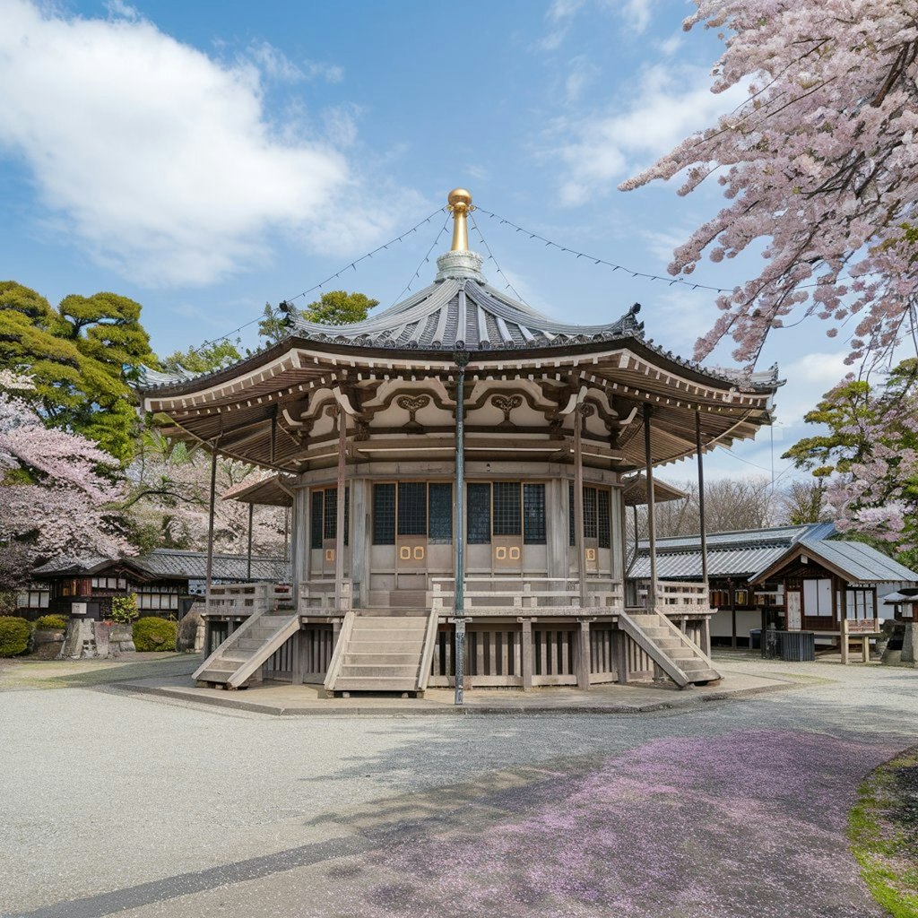 回転木馬っぽいお寺