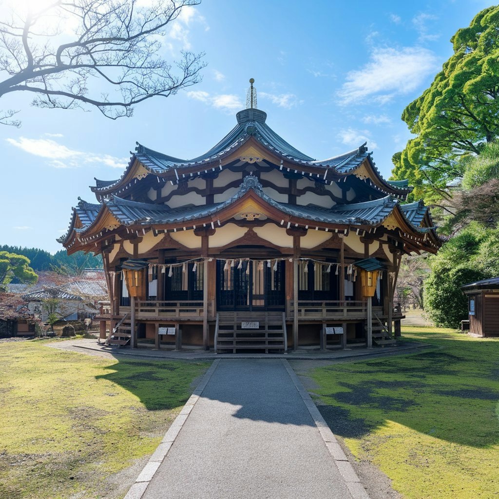 回転木馬っぽいお寺