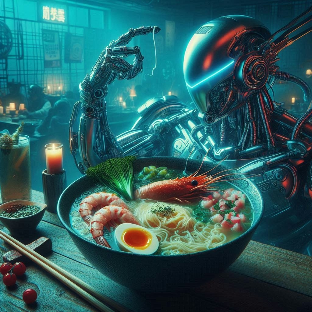 ニューオオスのseafood noodle