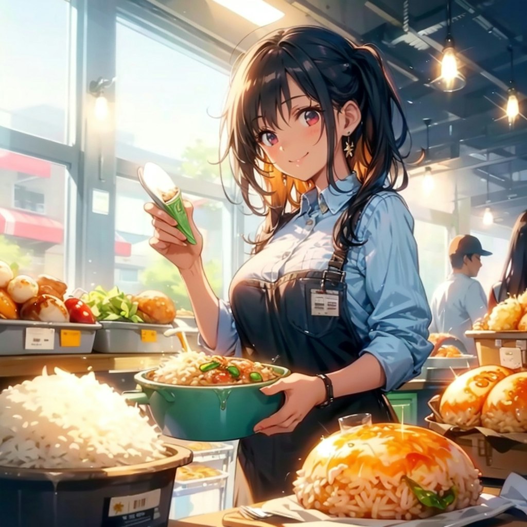 市場食堂の女将さん,