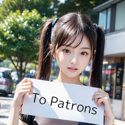 Notice to Patrons all / パトロンの皆さんへ