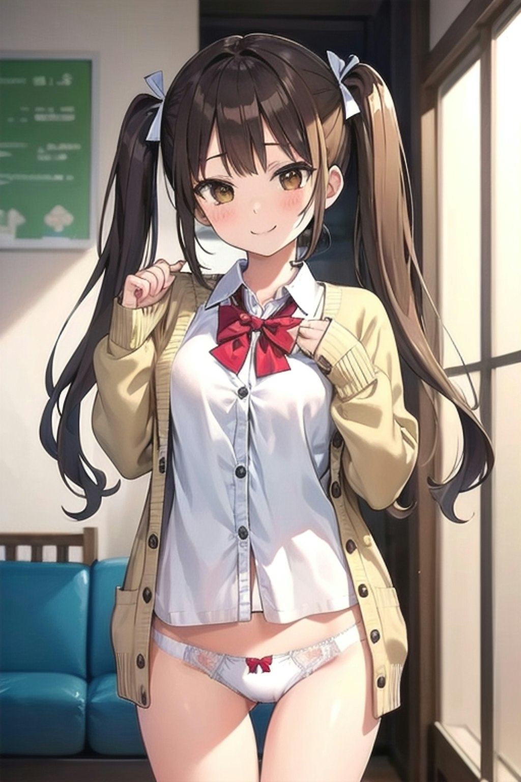 School twintails girl