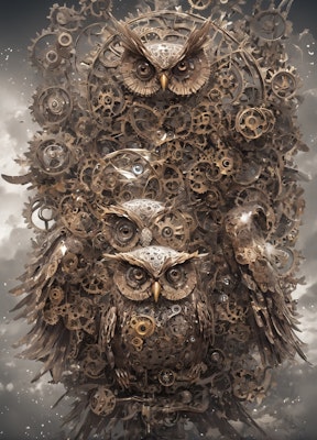 Mechanical Owls of the Chaotic Fantasy Realm