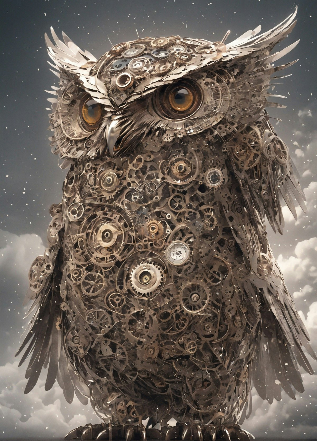 Mechanical Owls of the Chaotic Fantasy Realm chichipui（ちちぷい）AIイラスト専用