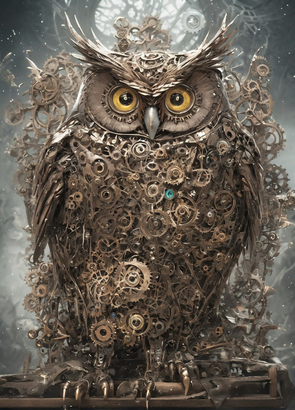 Mechanical Owls of the Chaotic Fantasy Realm