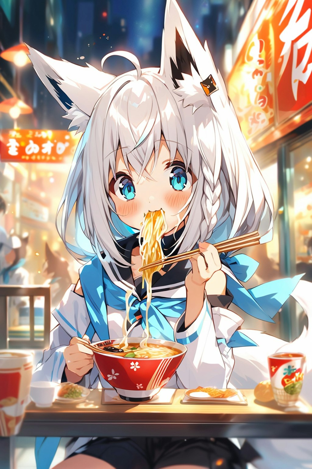 白上ラーメンチャレンジ(1)