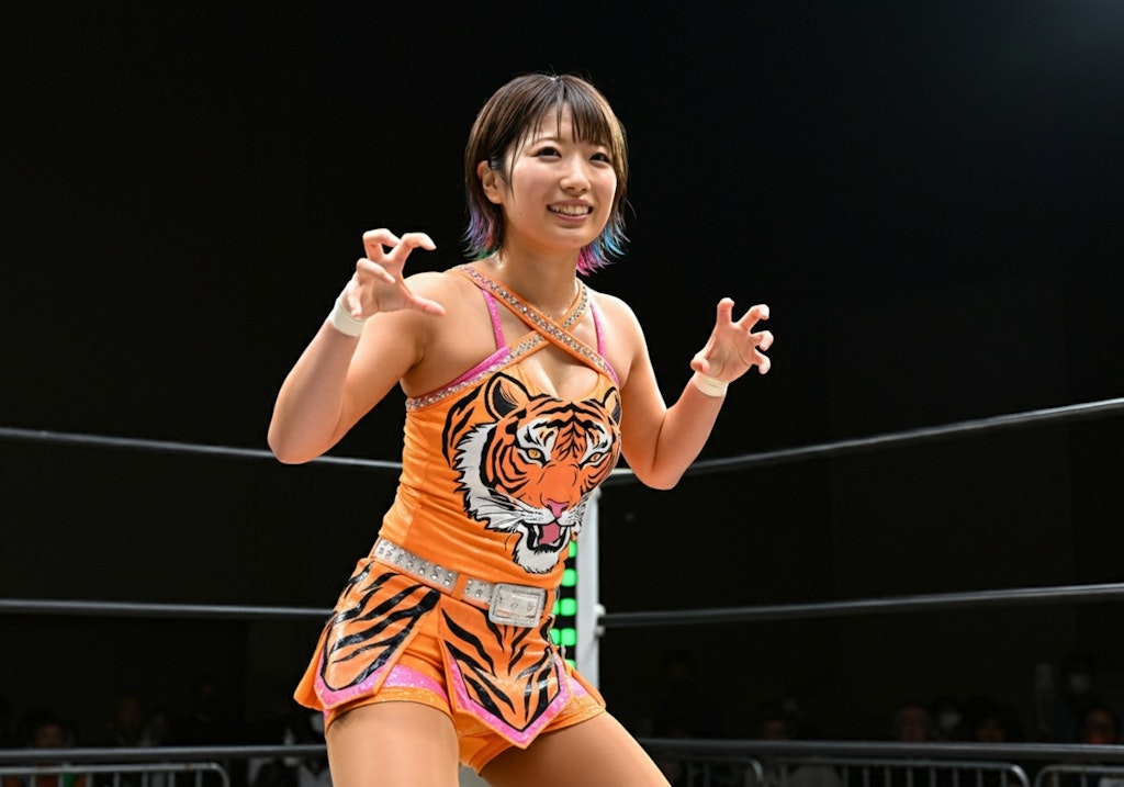 女子プロレスラー、がおー