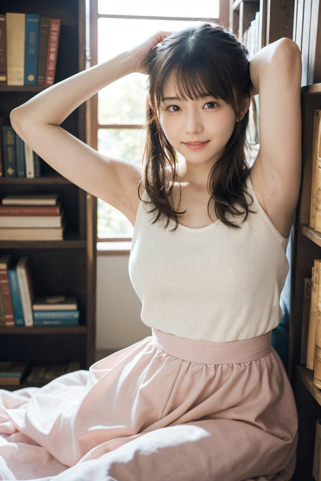 本屋さんの女性