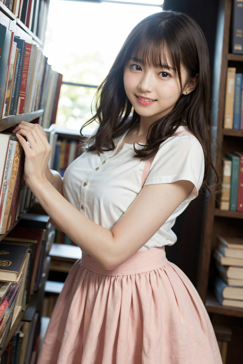 本屋さんの女性