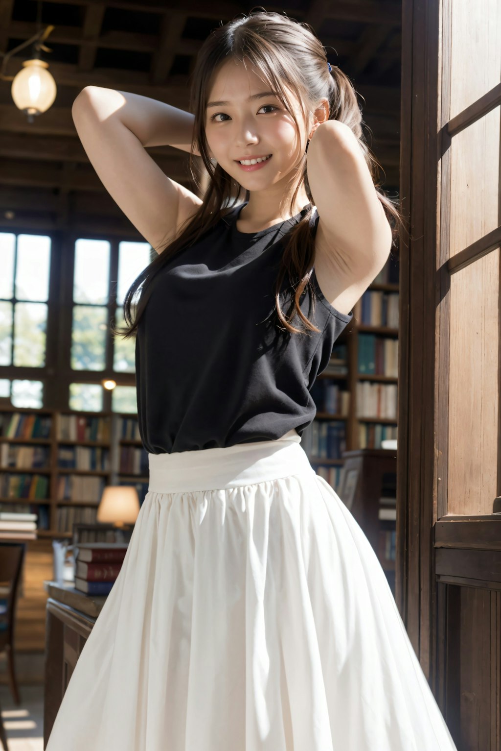 本屋さんの女性