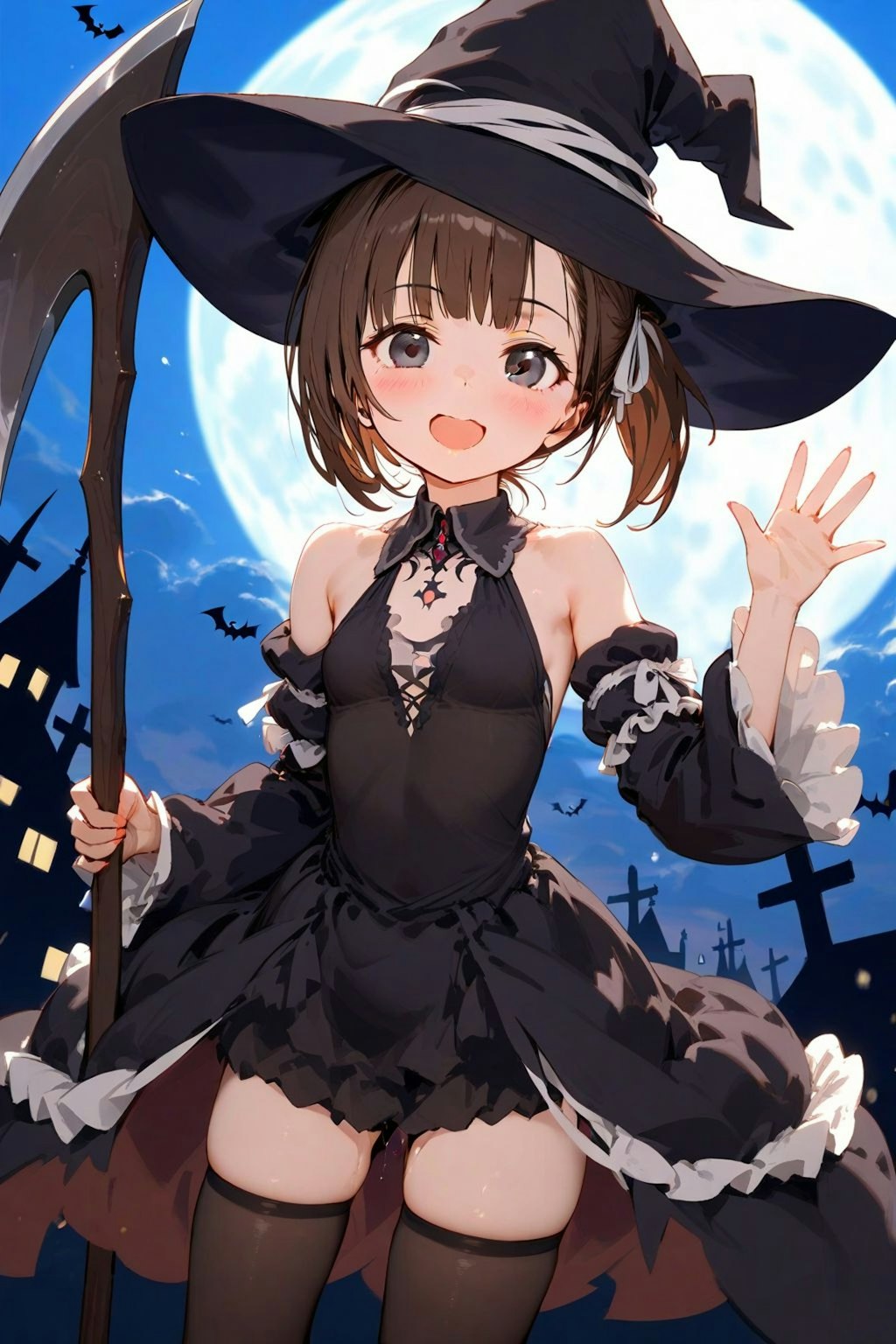 ハロウィンコスプレ中の雫ちゃん