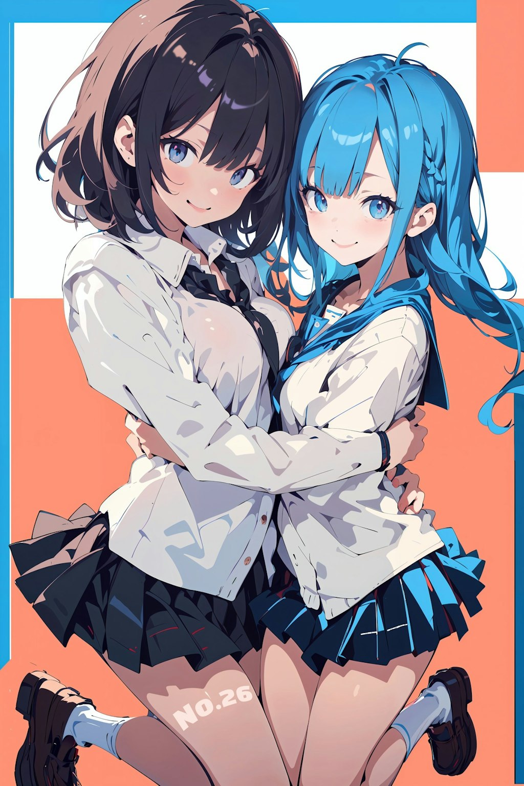 【26】High School Girls [black＆blue]