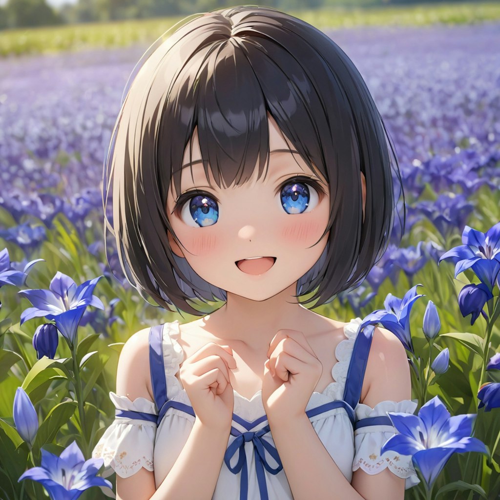 今日の誕生花はリンドウ